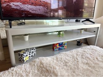LG 55”  Smart TV and IKEA console