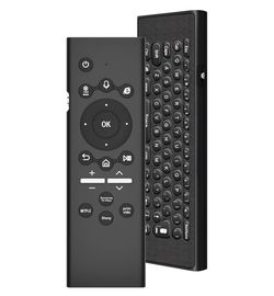 ☆ Universal Replacement Remote for All Samsung Voice TV Remote Control with Backlit Keyboard & Voice Control - Rechargeable for Nighttime Typing, Comp