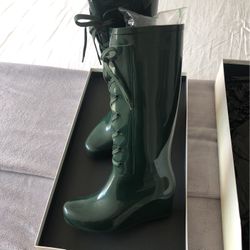 Ysl Rain Boots Size 8