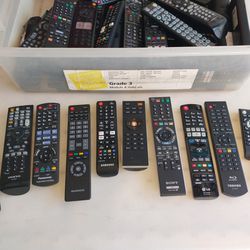 TV Remotes Originals In New Condition $5 Each Firm