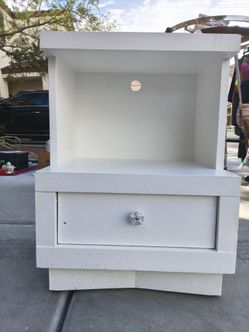 Wooden nightstand