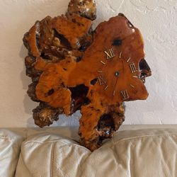 Antique Africa Shaped Clock