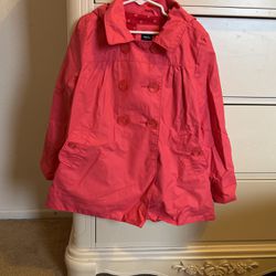 Gap Kids Girl Raincoat Jacket Size 6/7 