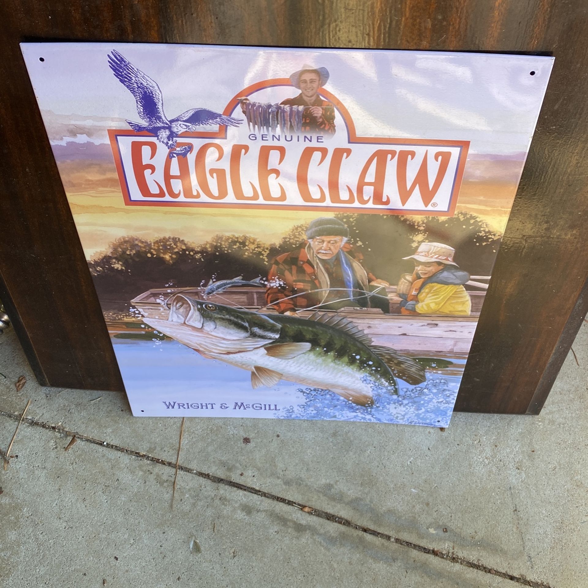 Eagle Claw Tin Sign