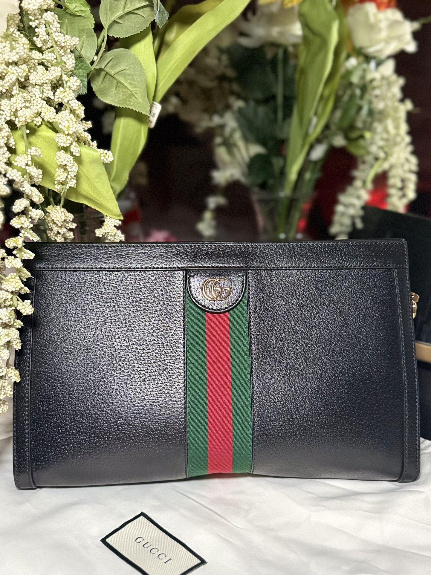 🖤 Gucci Ophidia GG Medium Leather Shoulder Bag – Black (Model 503876) 🖤