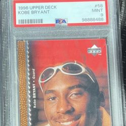 1996 UPPER DECK KOBE BRYANT PSA 9 RC