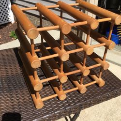 Mid Century Wine Rack