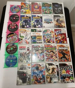 Wii game lot ask for prices