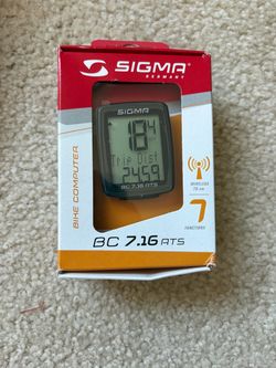 New in box sigma bike computer BC 7.16 ATS