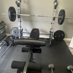 Marcy weight Bench Set & Weights 
