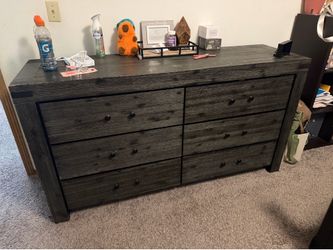 Large black dresser