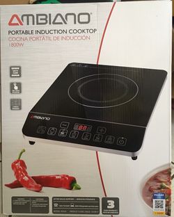 Portable induction cooktop 1800W