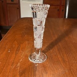 Vintage Echt Bleikristall Footed 8 Inch Bud Vase