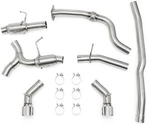 Mishimoto MMEXH-CAM4-16DTPP Dual Tip Pro Cat-Back Exhaust