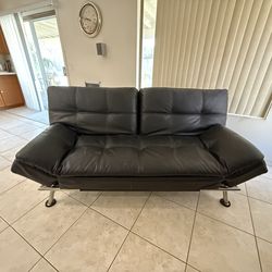Futon Black 76” Wide