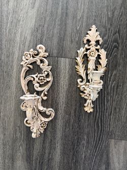 Wall candle holders