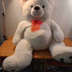 Huge White Teddy Bear 