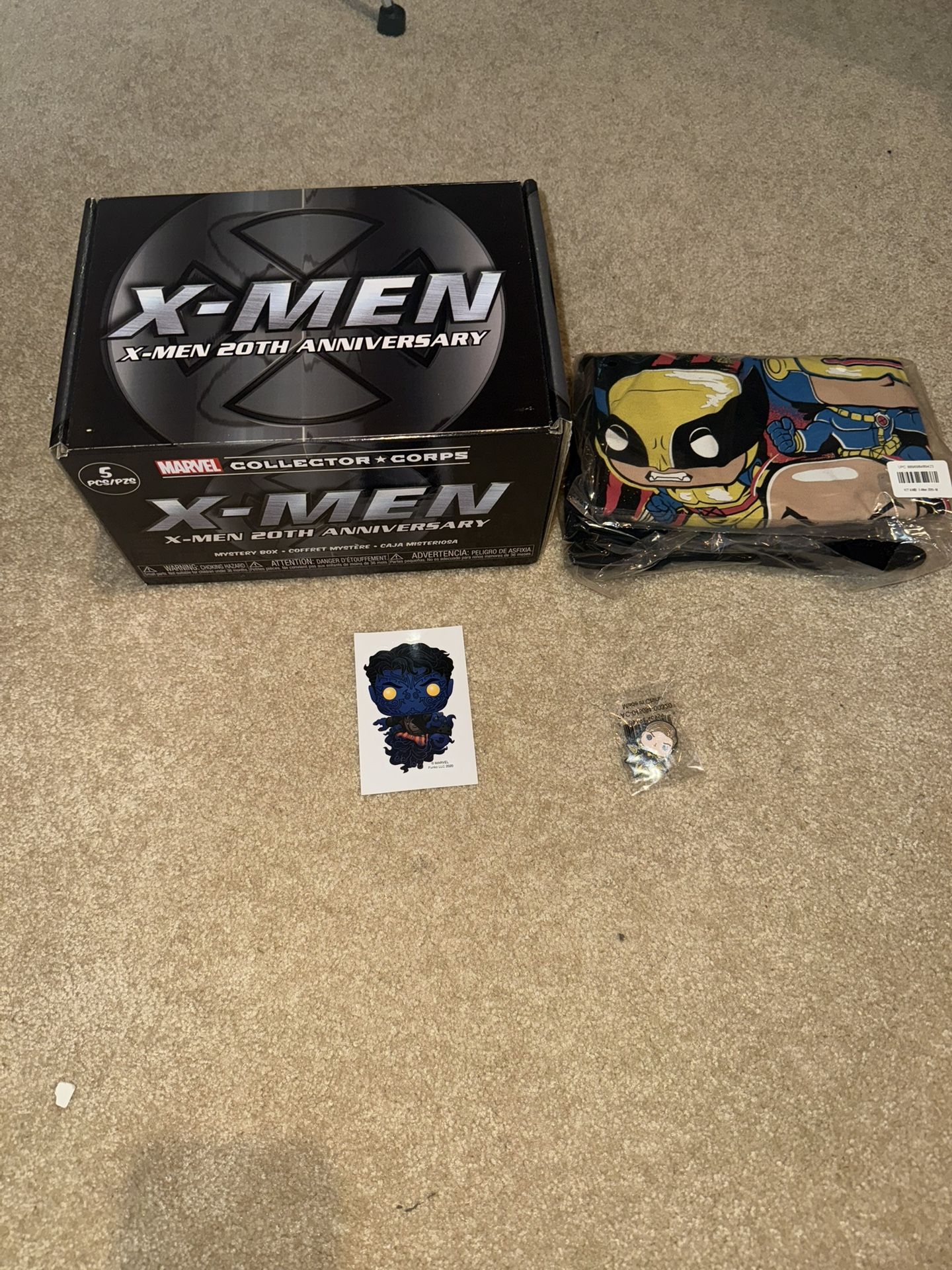 X-men 20th Anniversary Subscription Box [No Funko]