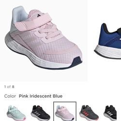 Pink Adidas Toddler Girl Size 7