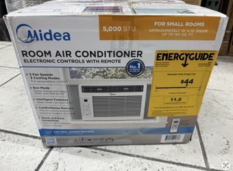 MIDEA — Air Conditioner 5000 Btu with Remote Control In White