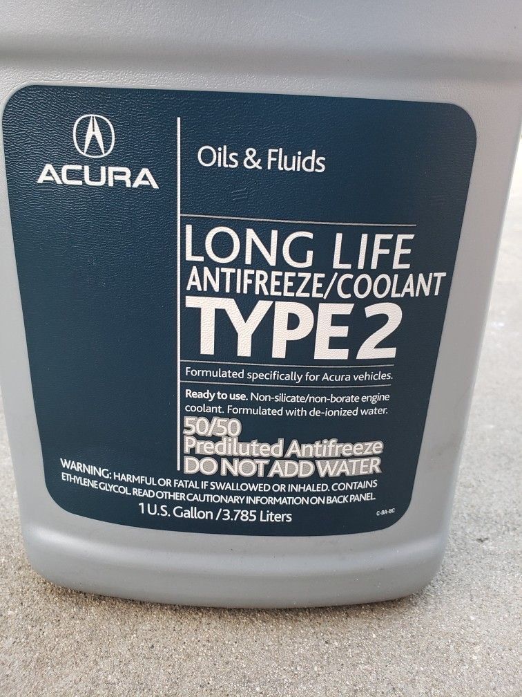 Antifreeze/coolant For Acuras And Hondas
