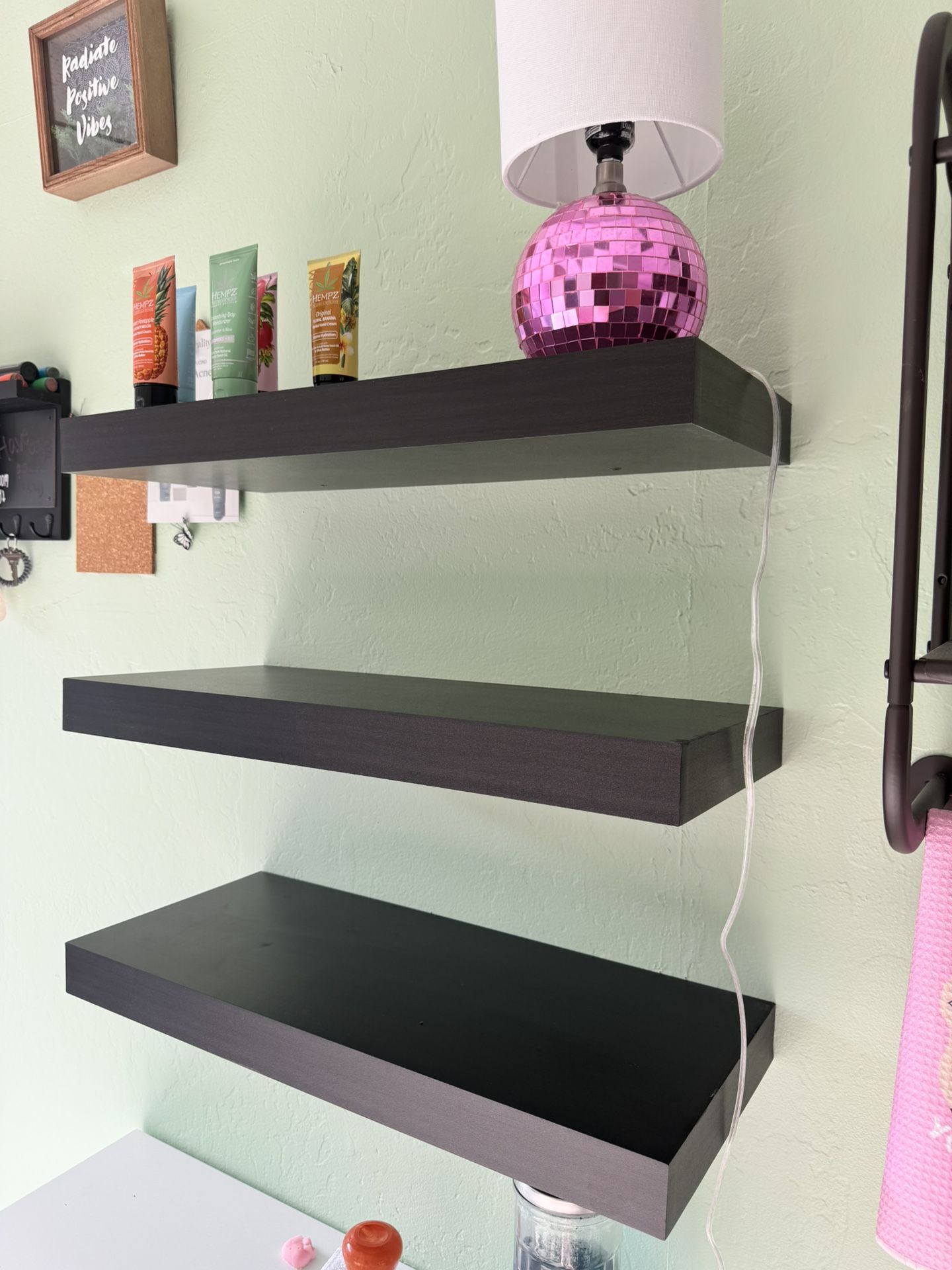 Floating Shelves - Black