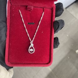 925 Silver Chain And Charm