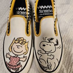 Snoopy Slip On Converse Shoes