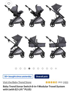 6 in 1 stroller car seat read description