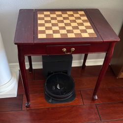 Wood Chess Board Table 