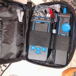 Network Cable Tester with Optical Power Meter, RJ45 Ethernet Tester, PoE Wire Tracer, Fiber Tester