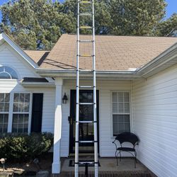 DIAMONDFORGE Telescoping Ladder Extension Telescopic Collapsible - 16.5 FT Rv Telescope Foldable Extendable Tall Compact Aluminum Ladders - for House 