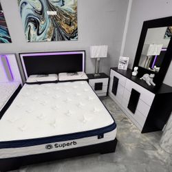 Brand New Bedroom Set with Mattress / Juego de Cuarto con Colchon Nuevo … Fast 🚚