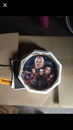Star Trek plate