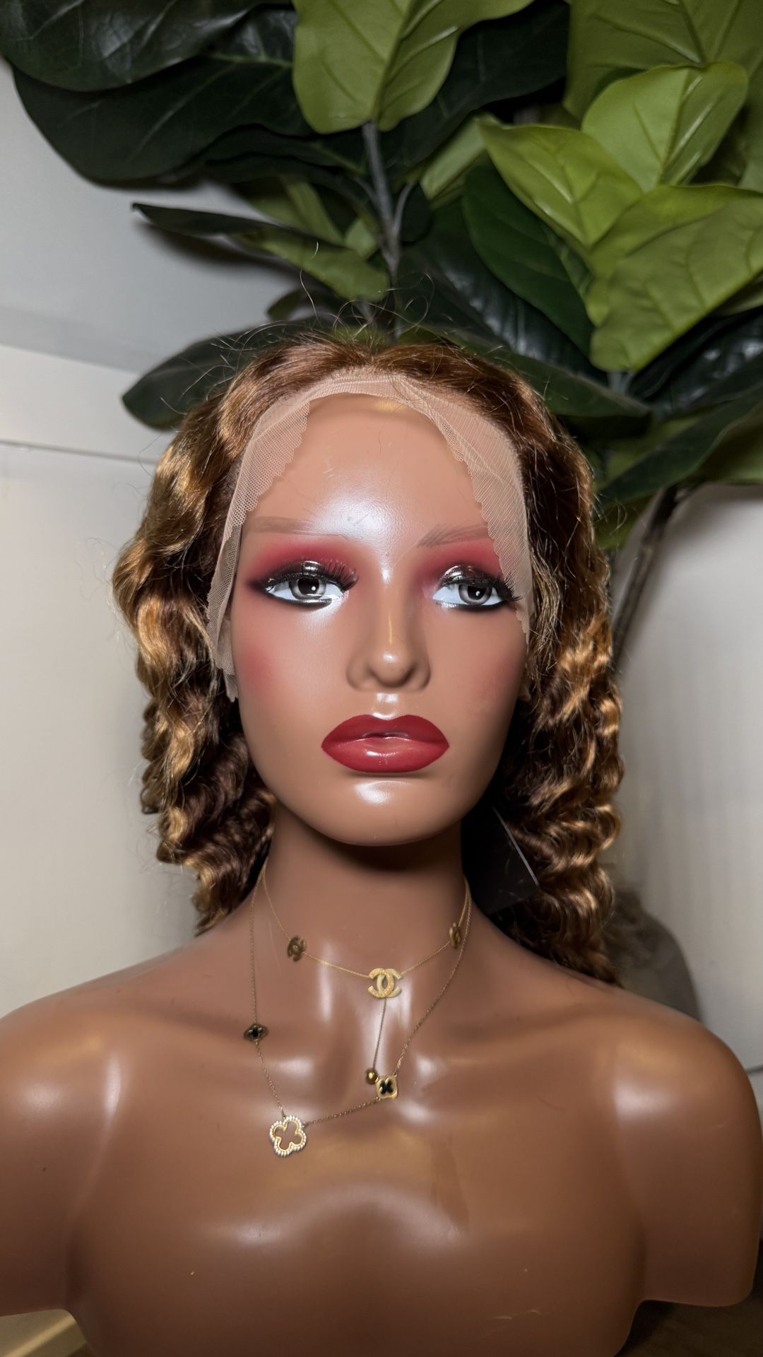 Gigi Highlight Human Hair Wig Deep Wave
