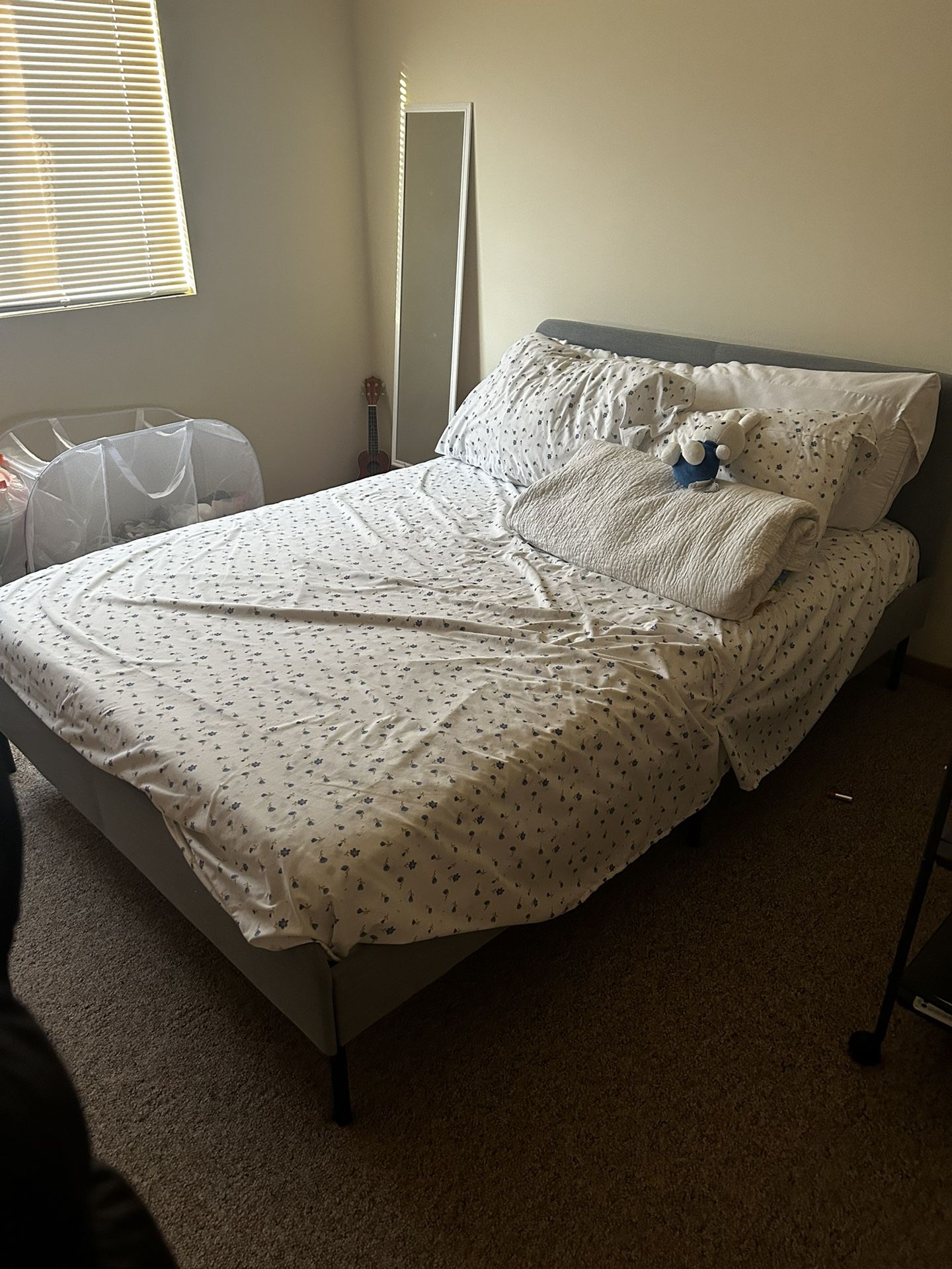 IKEA Full Size Mattress and Bed Frame Pair! 