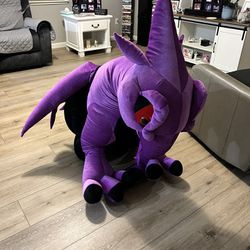 Giant stuffed dragon