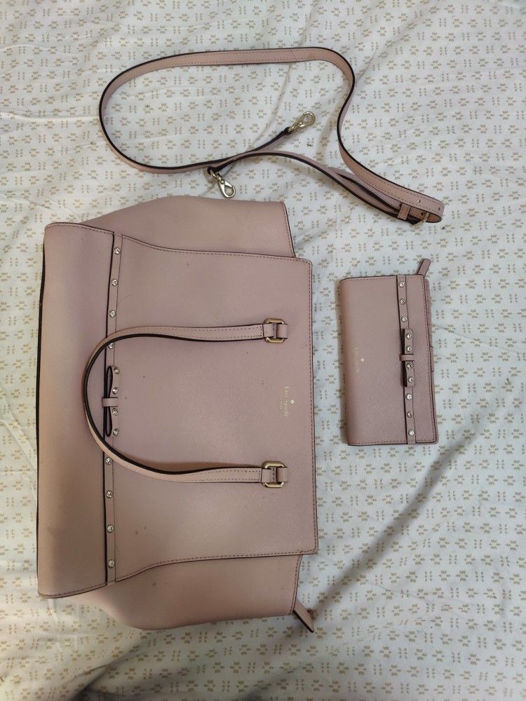 Kate Spade Purse With Matching Wallet