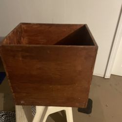 Really Well Made Wooden Crate 