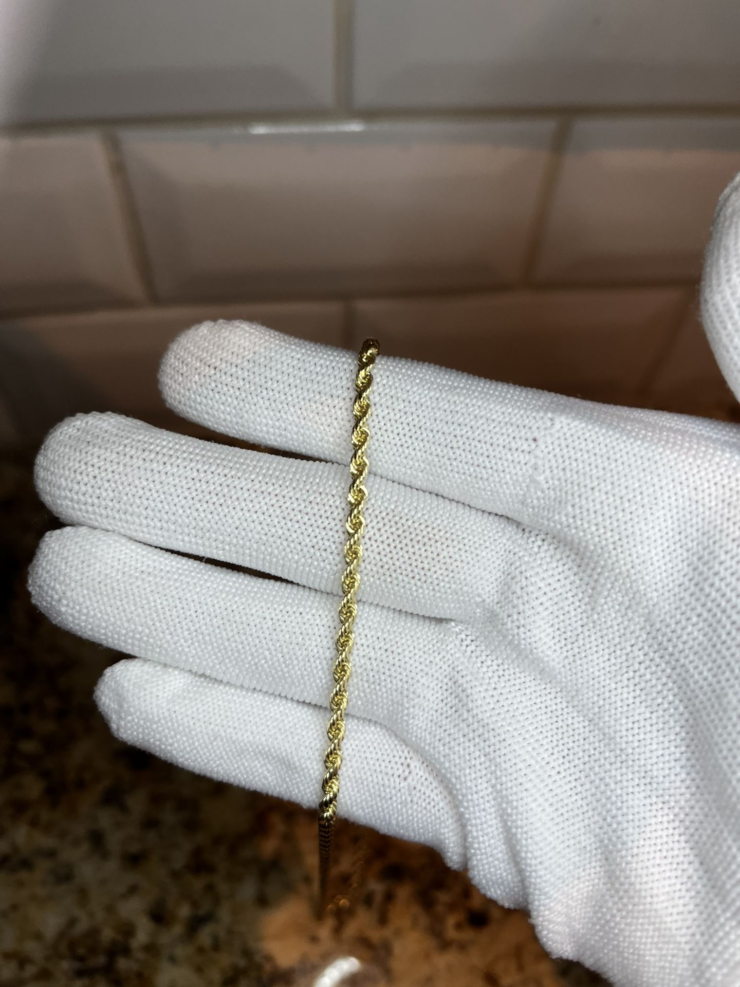 14kt Gold Rope Chain