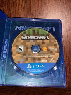Opened Rare PlayStation Video Game PS4 PS5 Minecraft