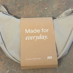 New July everyday crescent bag