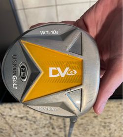 US Kids Golf RH DV3 WT-10 Club Junior Set USKG Driver 15* RH