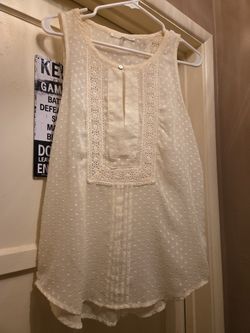 Juniors Size Small Sheer Top