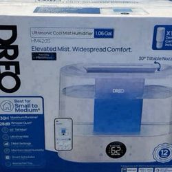 Dreo Ultrasonic Cool Mist Humidifier — Brand New Sealed — $30 (Cash Only) Factory‑sealed box, never opened. I ended up with an extra one and don’t nee