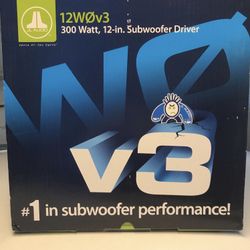 JL Audio 12” Subwoofer 12w0v3-4 Brand New 150 Each 
