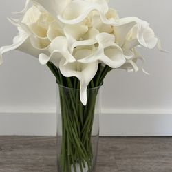White Calla Lily Artificial Flowers (78 Stems) 