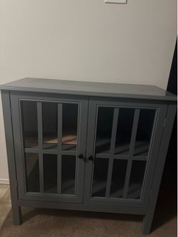 Grey cabinet