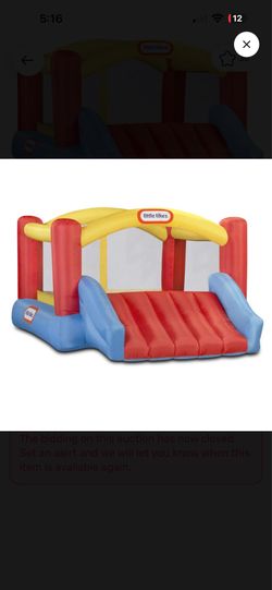 little tikes jump n slide inflatable bouncer
