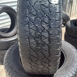LT 275/65r20 USED TIRES GOODYEAR WRANGLER 10PLY FOR SALE SET OF 4 TIRES $249 WITH INSTALLED CASH PRICE 